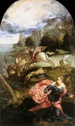 Tintoretto: St George and the Dragon (Szent György és a sárkány)